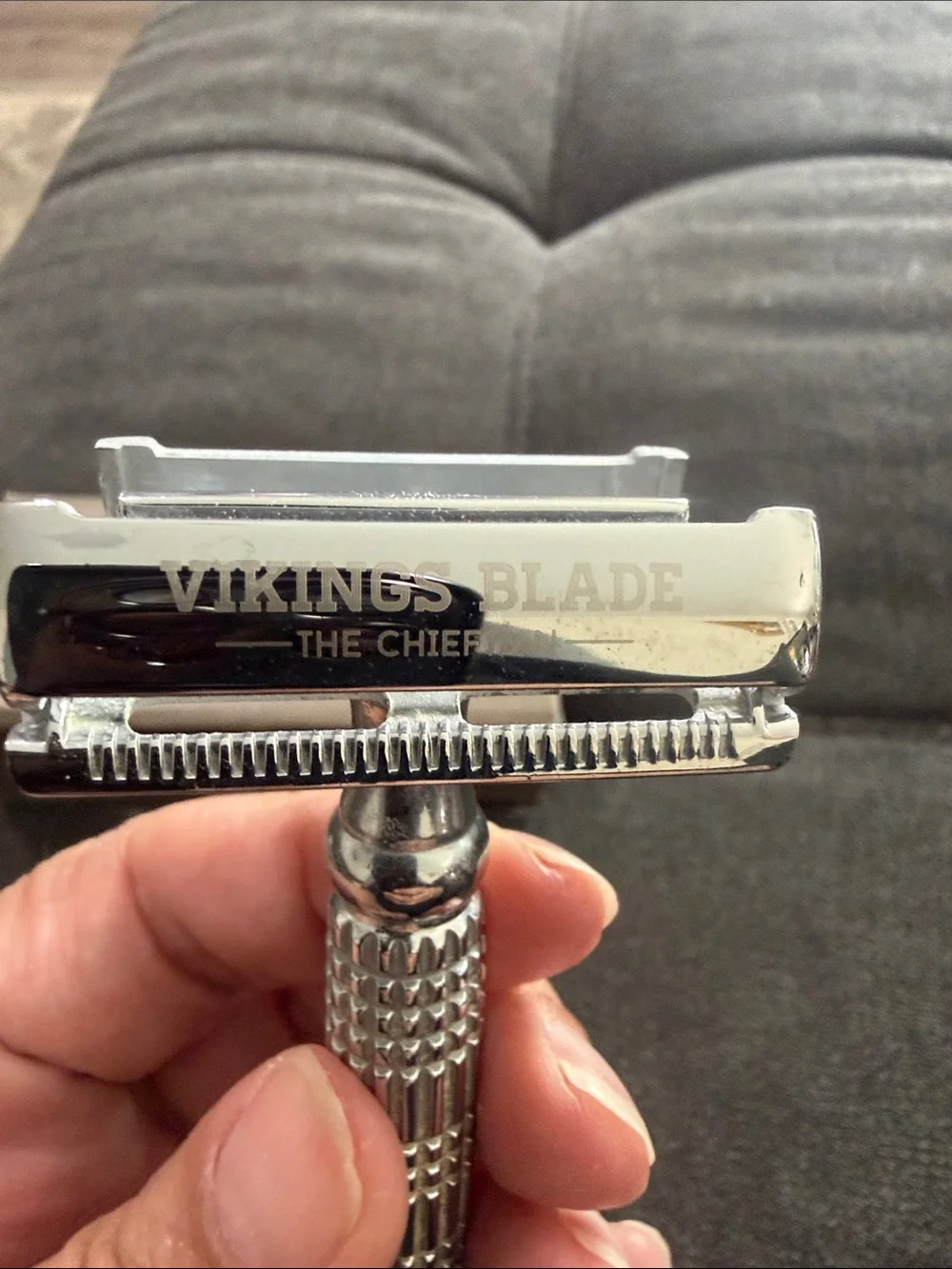 The Chieftain Chrome Safety Razor - Silver